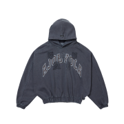 AJOBYAJO University Wappen Batwing Hoodie Navy