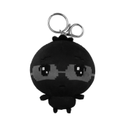 Glass Dumpling Tanmandoo Doll Keyring Black
