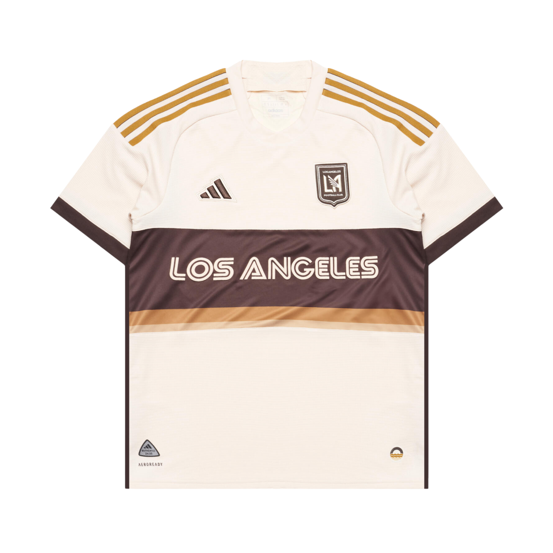아디다스 LAFC 2024/25 3rd 어센틱 저지 베이지 - US 사이즈 (논 마킹 버전)(Adidas LAFC 2024/25 3rd Authentic Jersey Beige - US Sizing (Non Marking Ver.))