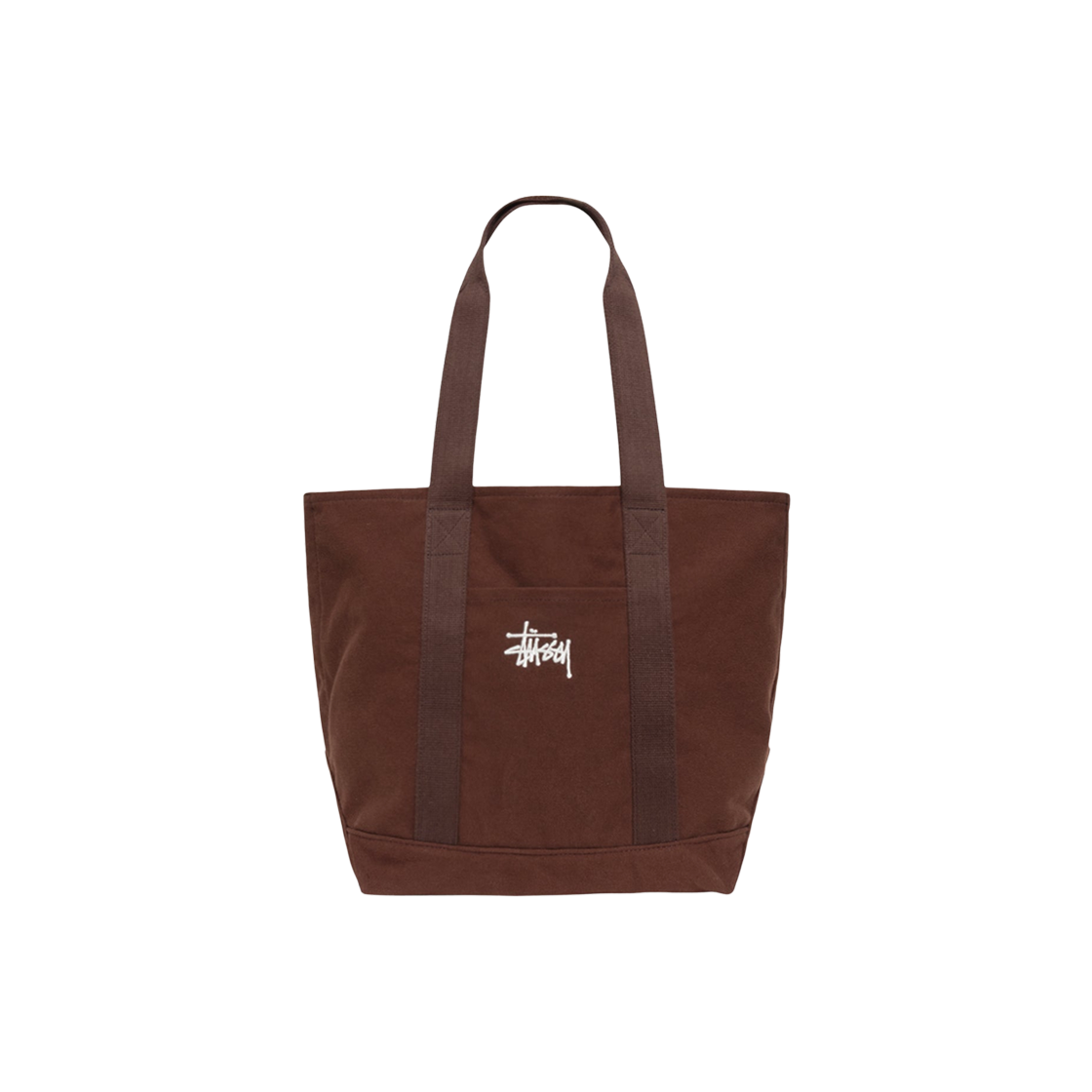 134275 Stussy Canvas Market Tote Bag Brown