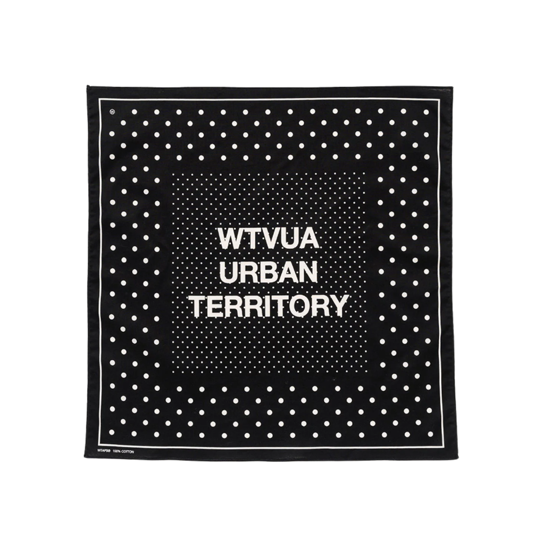 더블탭스 반다리아 반다나 블랙(WTAPS Bandaria Bandana Black)