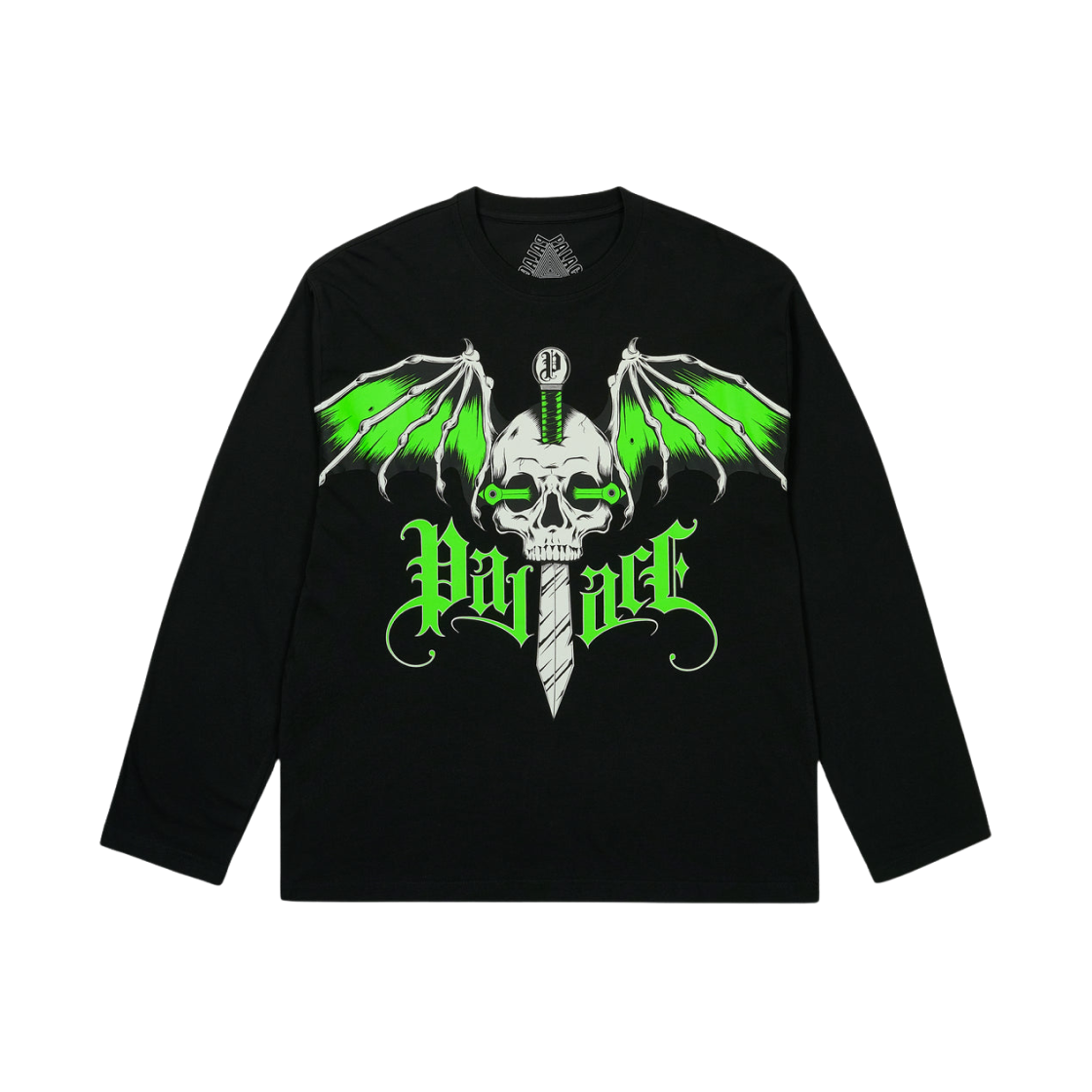 팔라스 윙스팬 롱슬리브 블랙 - 25FW(Palace Wingspan Longsleeve Black - 25FW)