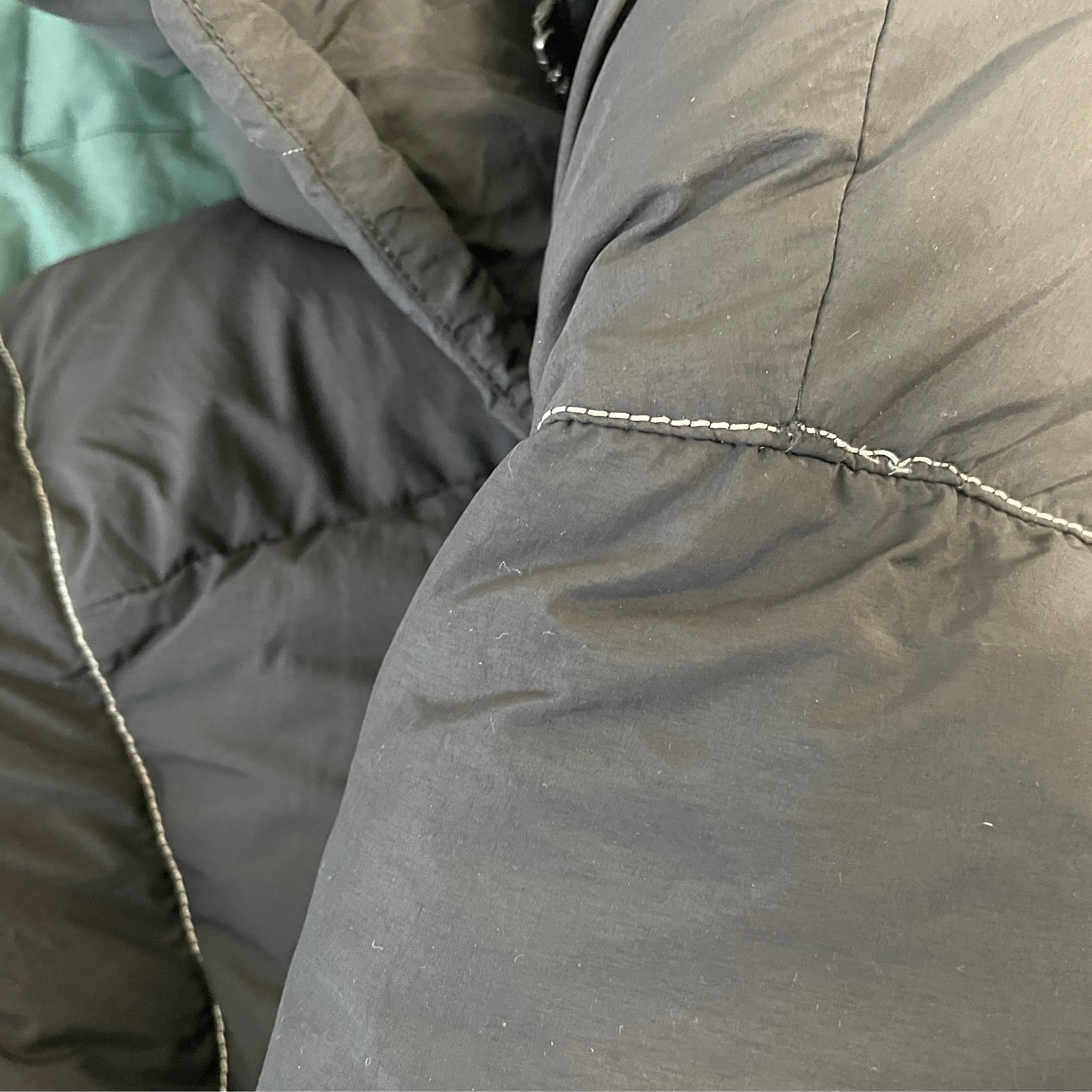 And Wander x Gramicci Down Jacket Black 착용 스타일 - 2