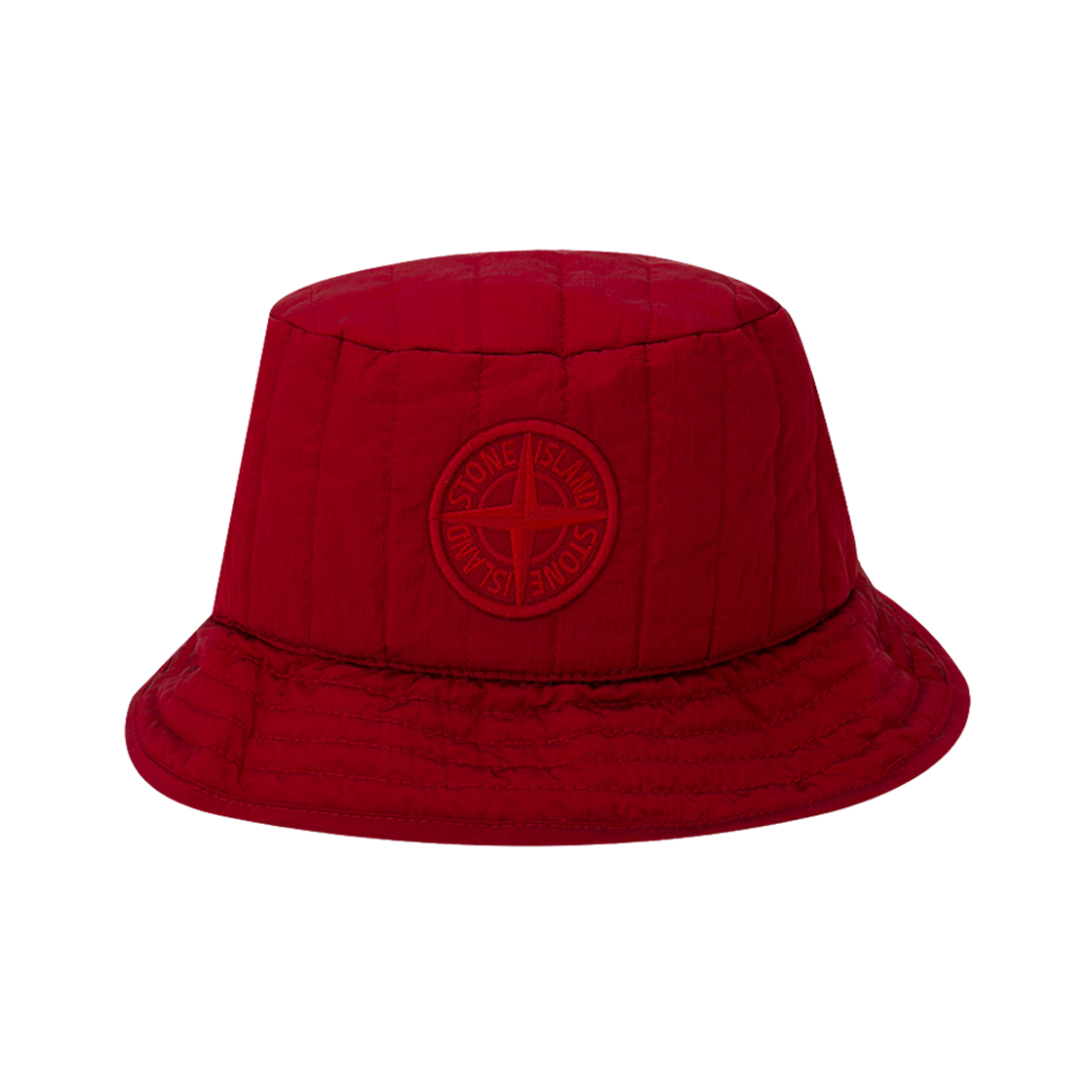 771599876-V0010 Stone Island 99876 Embroidered Logo Bucket Hat Red - 22FW