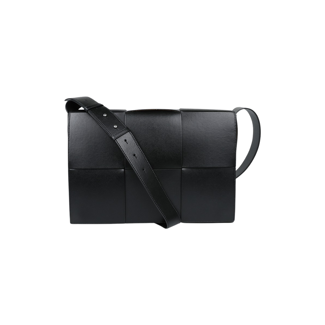 618793V47U08803 Bottega Veneta Intrecciato Crossbody Bag Black