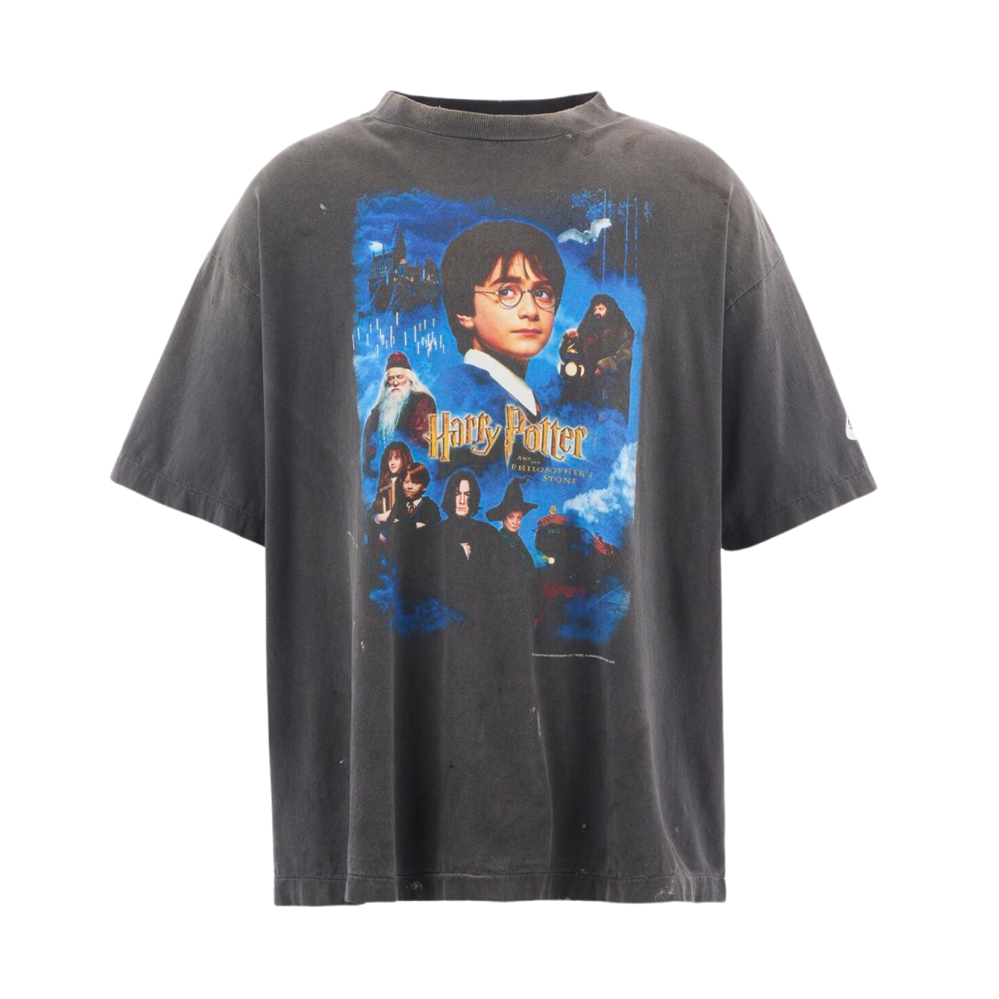 HR1-0000-C45 Saint Mxxxxxx x Harry Potter Philosopher’s Stone S/S T-Shirt Black - 25AW