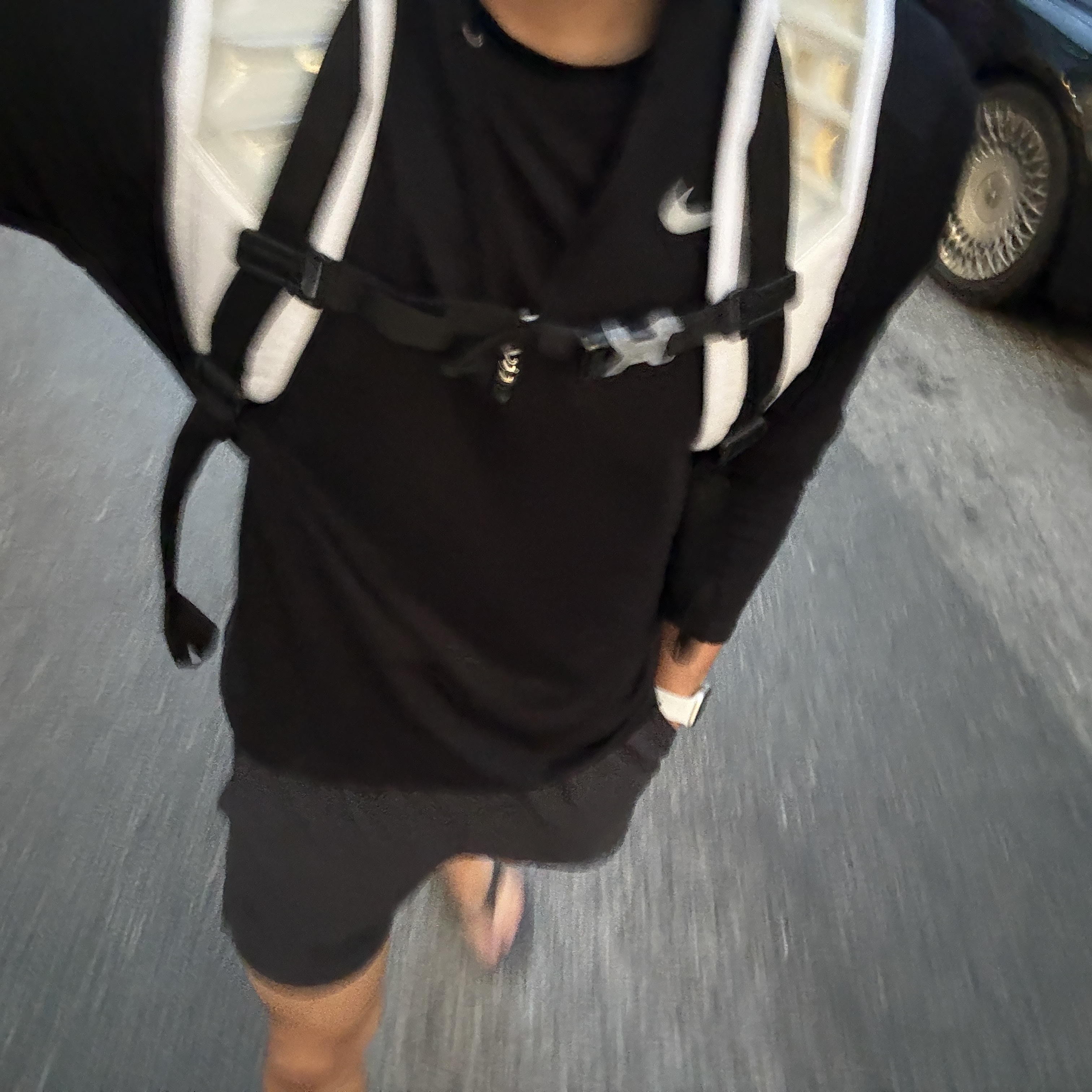 Nike Dri-Fit Element Quarter Zip Running Top Black, Nike Dri-Fit Stride 7 Inch 2-In-1 Running Shorts Black - Asia 착용 스타일