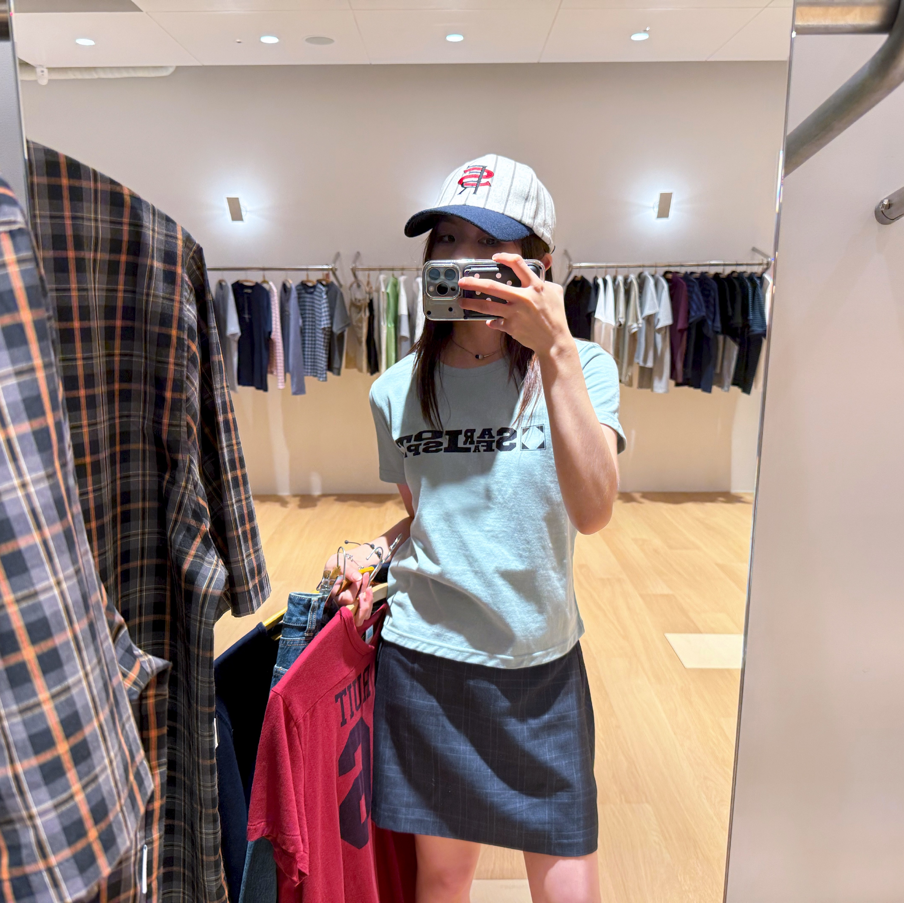 Safarispot Authentic Tags Out Base Ball Cap - Beige/Navy, Safarispot 1/2 Roux Base Uniform Md Tee Light Blue 착용 스타일 - 1