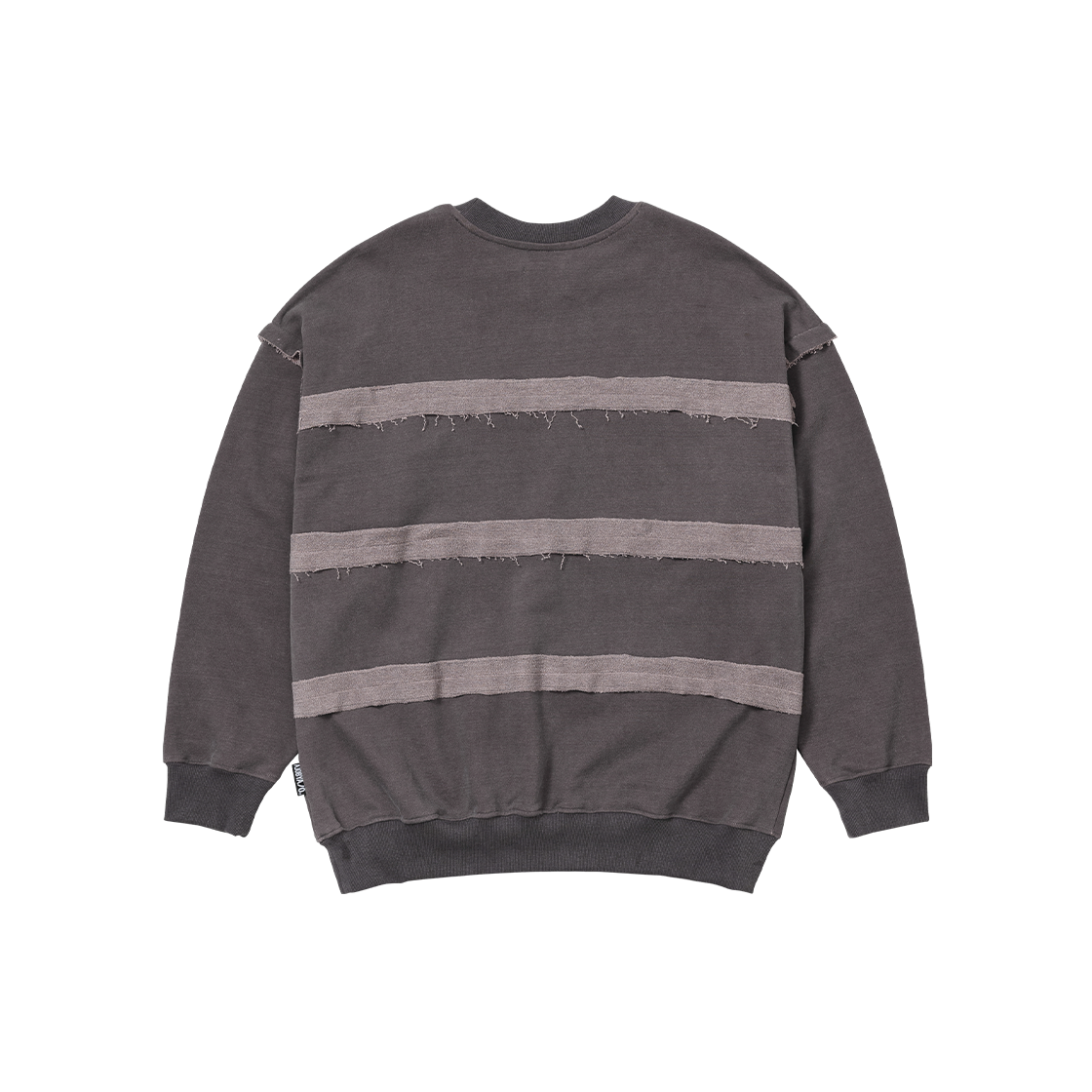 아조바이아조 인사이드 아웃 스트라이프 스웻셔츠 브라운(AJOBYAJO Inside Out Stripe Sweatshirt Brown) - 2