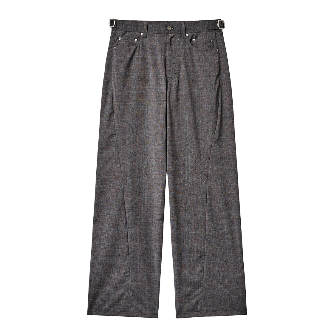 알렌느 트위스트 울 체크 팬츠 차콜(Haleine Twisted Wool Check Pants Charcoal (WB302))