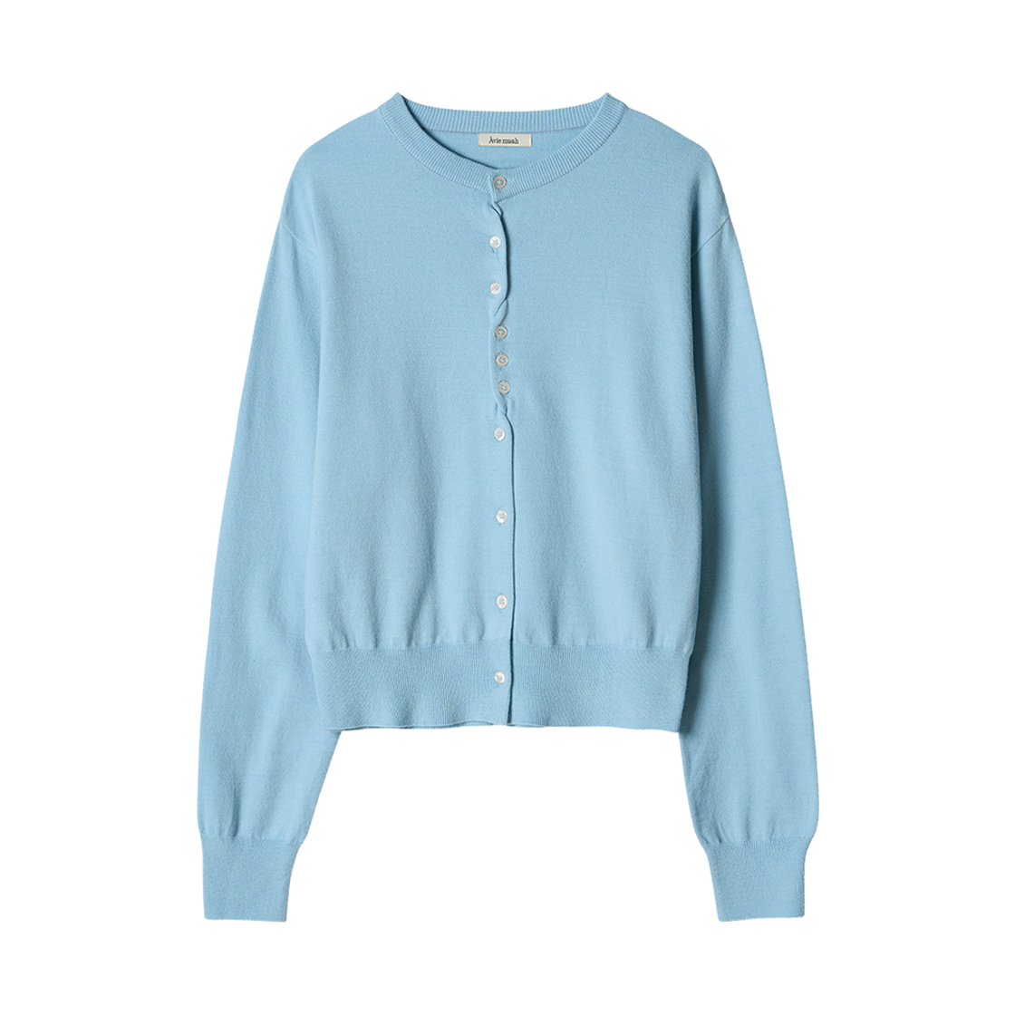 - Aviemuah Ripple Burton Cardigan Blue
