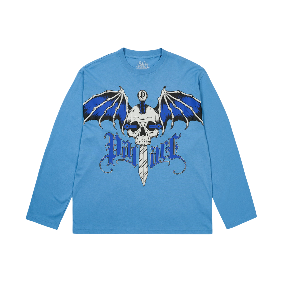팔라스 윙스팬 롱슬리브 오션 블루 - 25FW(Palace Wingspan Longsleeve Ocean Blue - 25FW)