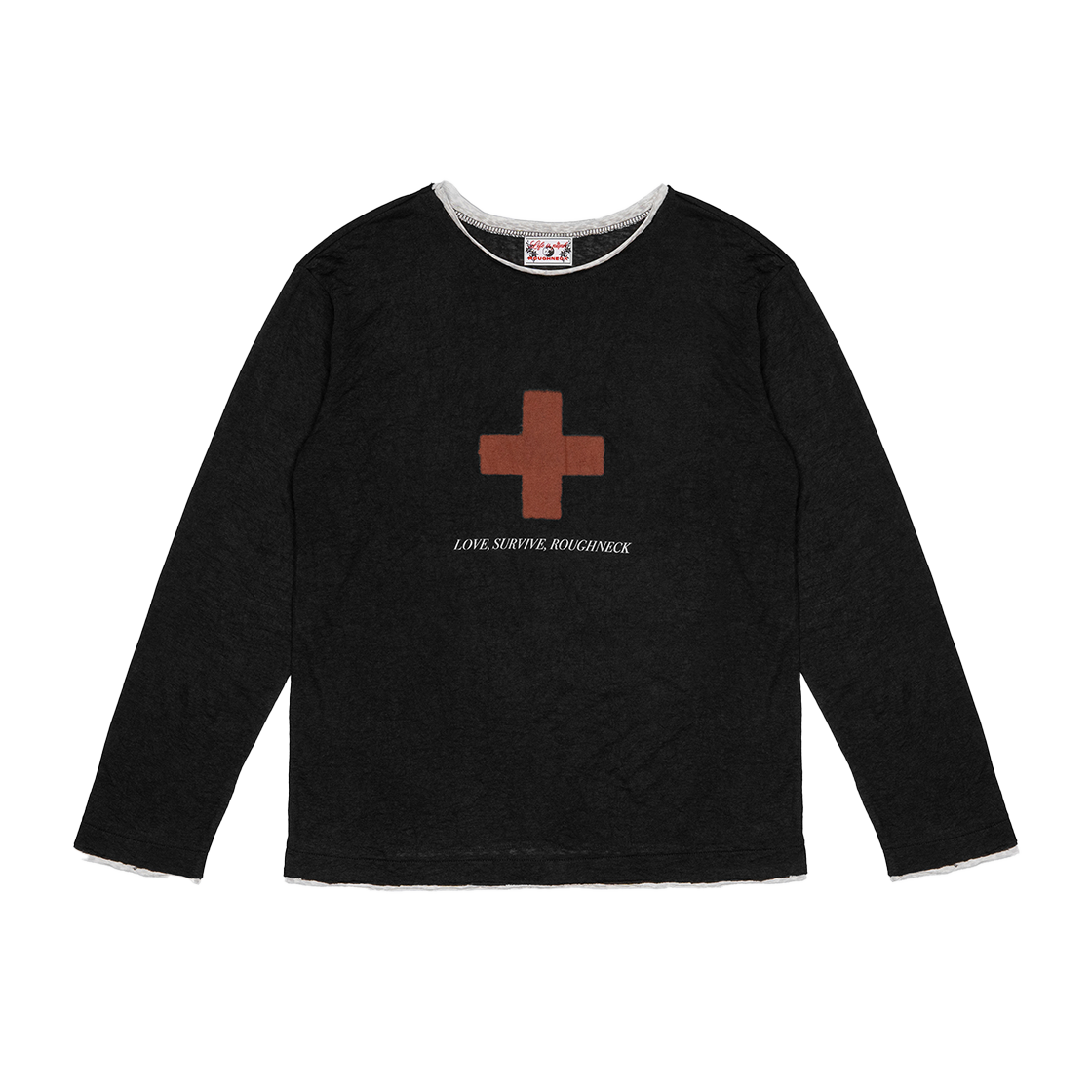 P0000ENY Roughneck Survive Loose-fit Long Sleeve Black