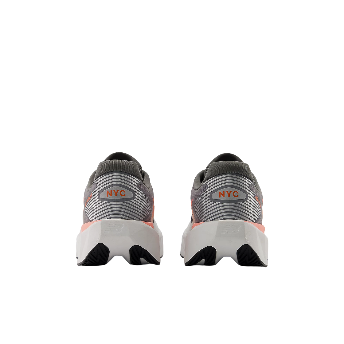 뉴발란스 TCS NYC 마라톤 퓨어셀 레벨 v5 그레이프프룻 그레이 매터 - D 스탠다드(New Balance TCS NYC Marathon FuelCell Rebel v5 Grapefruit Grey Matter - D Standard) - 2