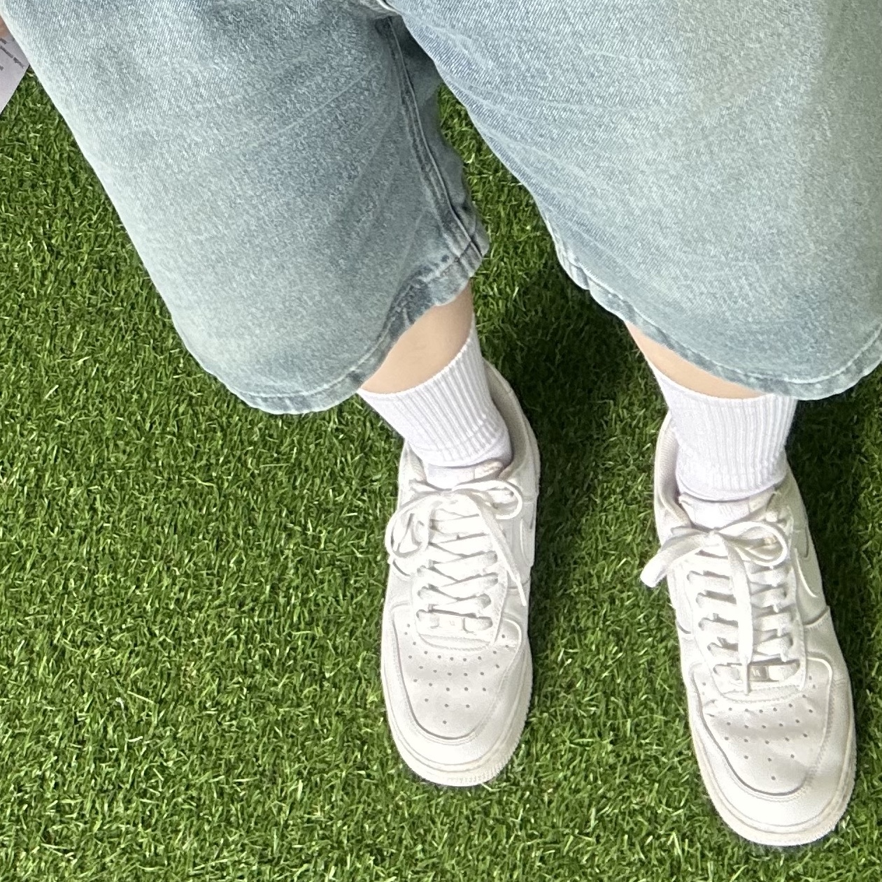 Nike Air Force 1 '07 Low White 착용 스타일