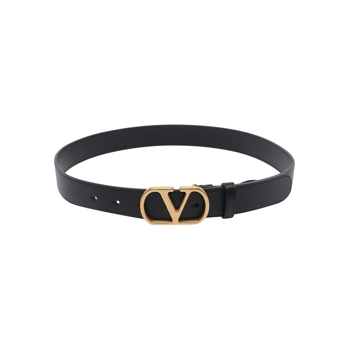 T0SM3IYR0NO (W) Valentino Vlogo Signature Belt Black