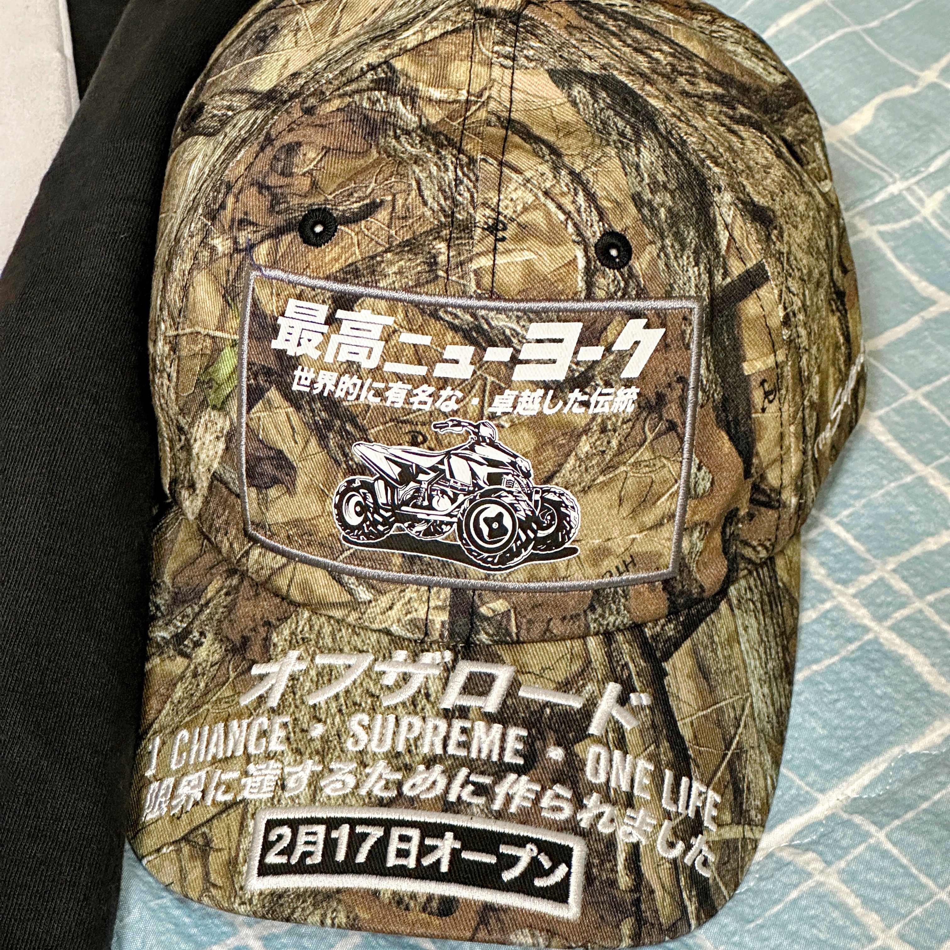 Supreme ATV 6-Panel TrueTimber HTC Fall Camo - 25FW 착용 스타일