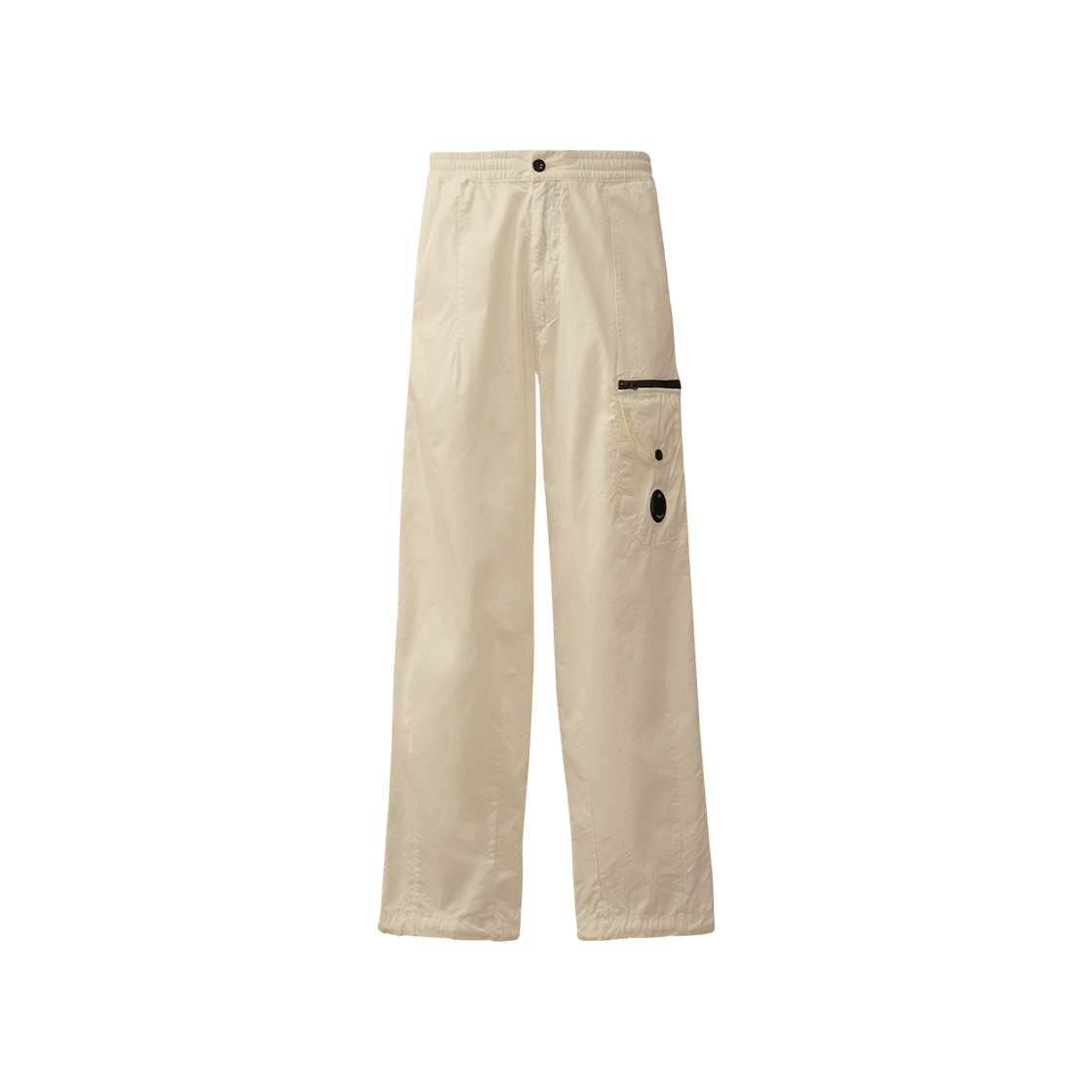 18CMPA094A006475G103 C.P. Company Microreps Boxy Lens Cargo Pants Gauze White - 25SS