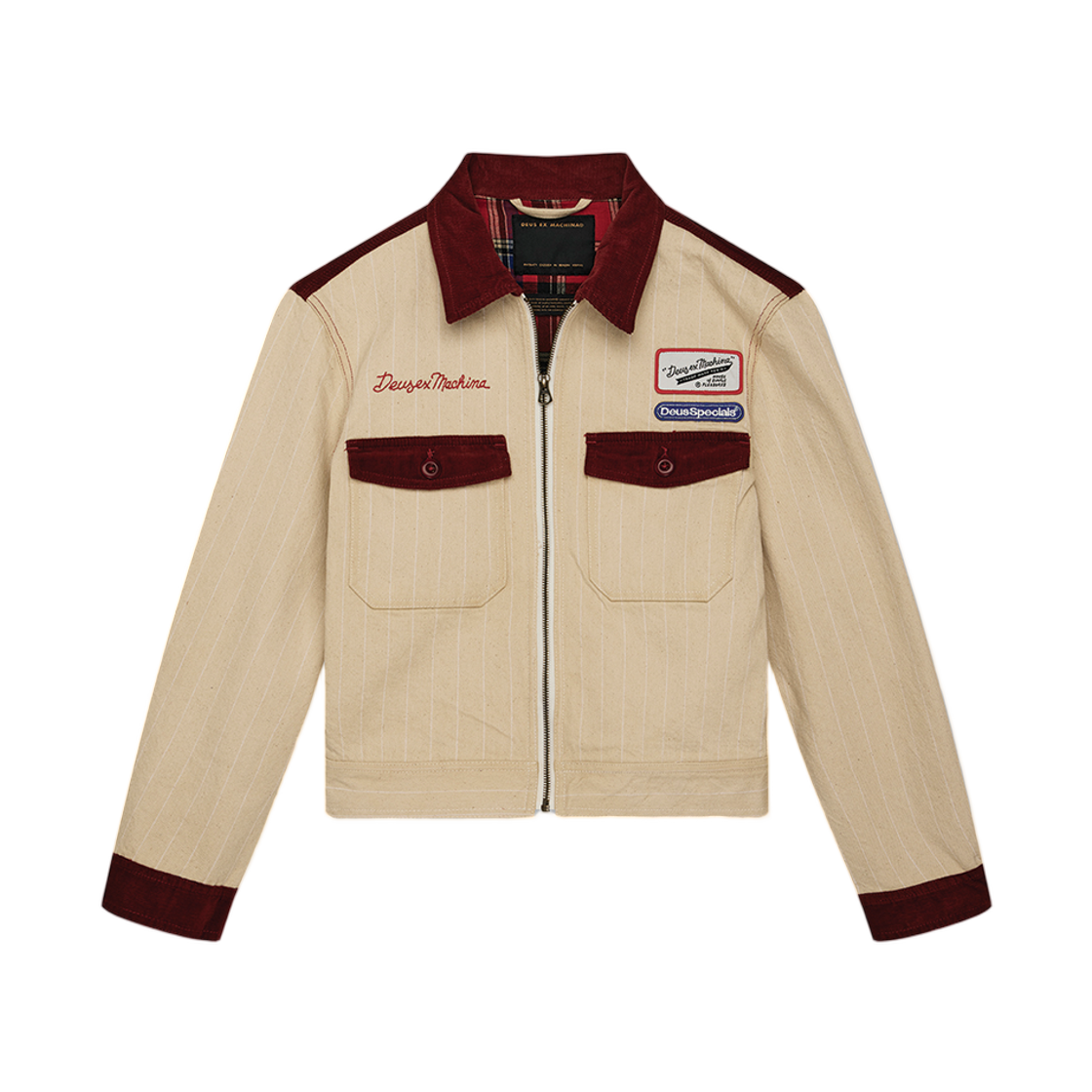 (W) 데우스 엑스 마키나 리옹 내츄럴 자켓 아이보리((W) Deus Ex Machina Lyon Natural Jacket Ivory) - 1