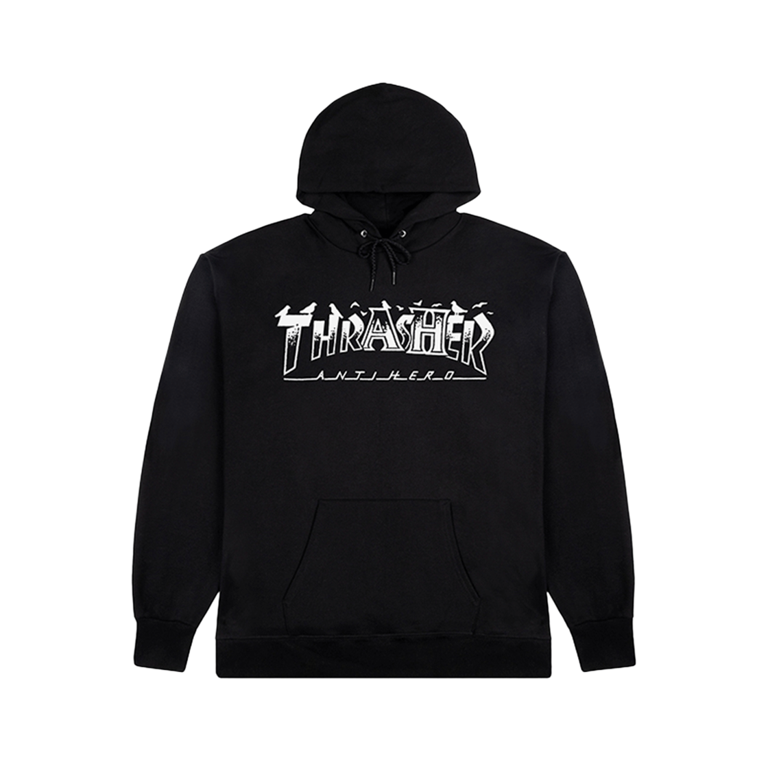 트레셔 피죤 맥 후디 블랙(Thrasher Pigeon Mag Hoodie Black)