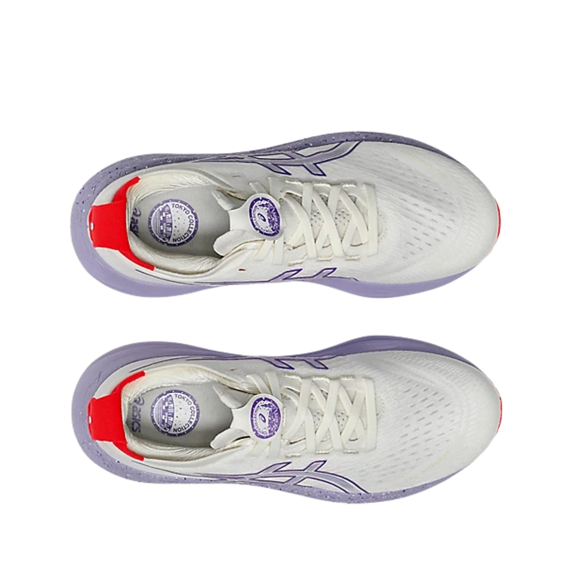 (W) 아식스 젤 님버스 27 도쿄 크림 에도 퍼플((W) Asics Gel-Nimbus 27 Tokyo Cream Edo Purple) - 2