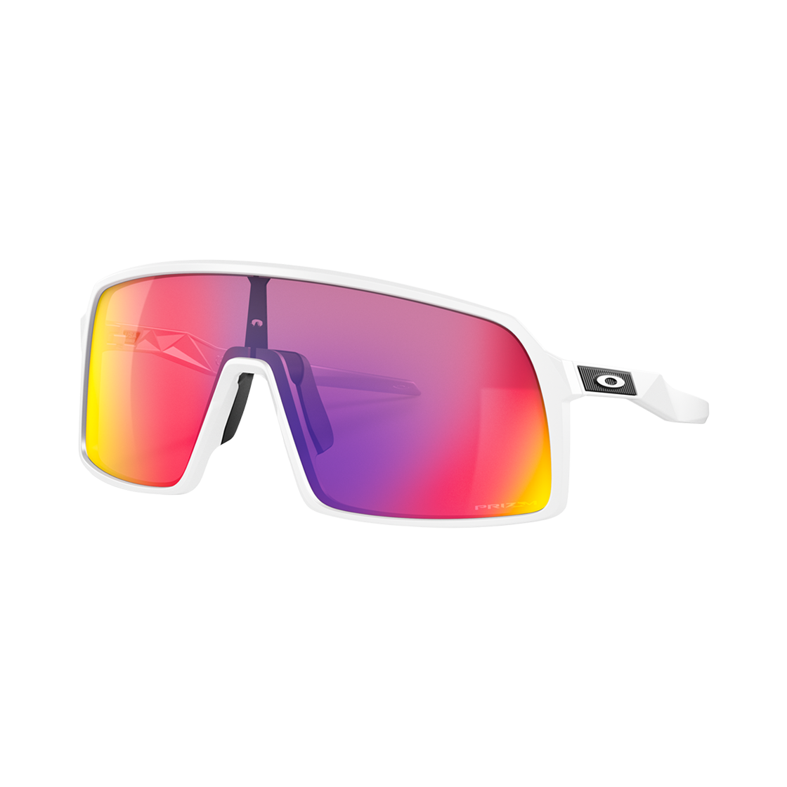 오클리 수트로 매트 화이트 프레임 프리즘 로드 렌즈 로우 브릿지 핏(Oakley Sutro Matte White Frame Prizm Road Lenses Low Bridge Fit) - 1