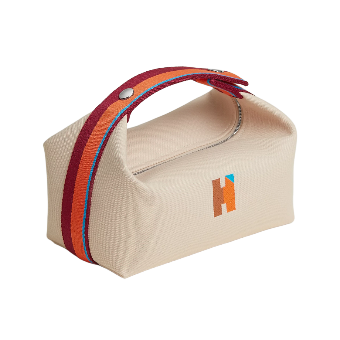 에르메스 스몰 브리드 어 브랙 H 파빌리옹 케이스 캔버스 & 나뛰렐(Hermes Small Bride-A-Brac H Pavillon case Canvas & Naturel)