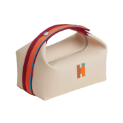 Hermes Small Bride-A-Brac H Pavillon case Canvas & Naturel