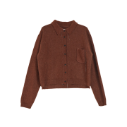 Camiel Fortgens Hairy Cardigan Brown - 25FW