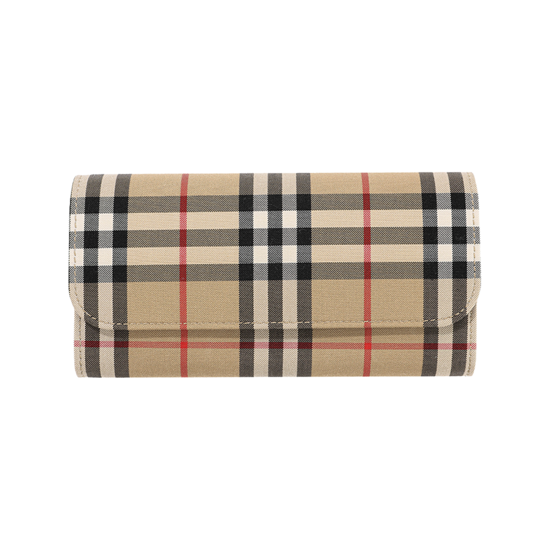 버버리 할톤 체크 패브릭 월렛 아카이브 베이지(Burberry Halton Check Fabric Wallet Archive Beige) - 1