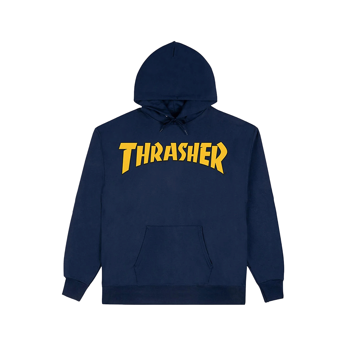 P000BGGG Thrasher Cover Logo Hoodie Navy