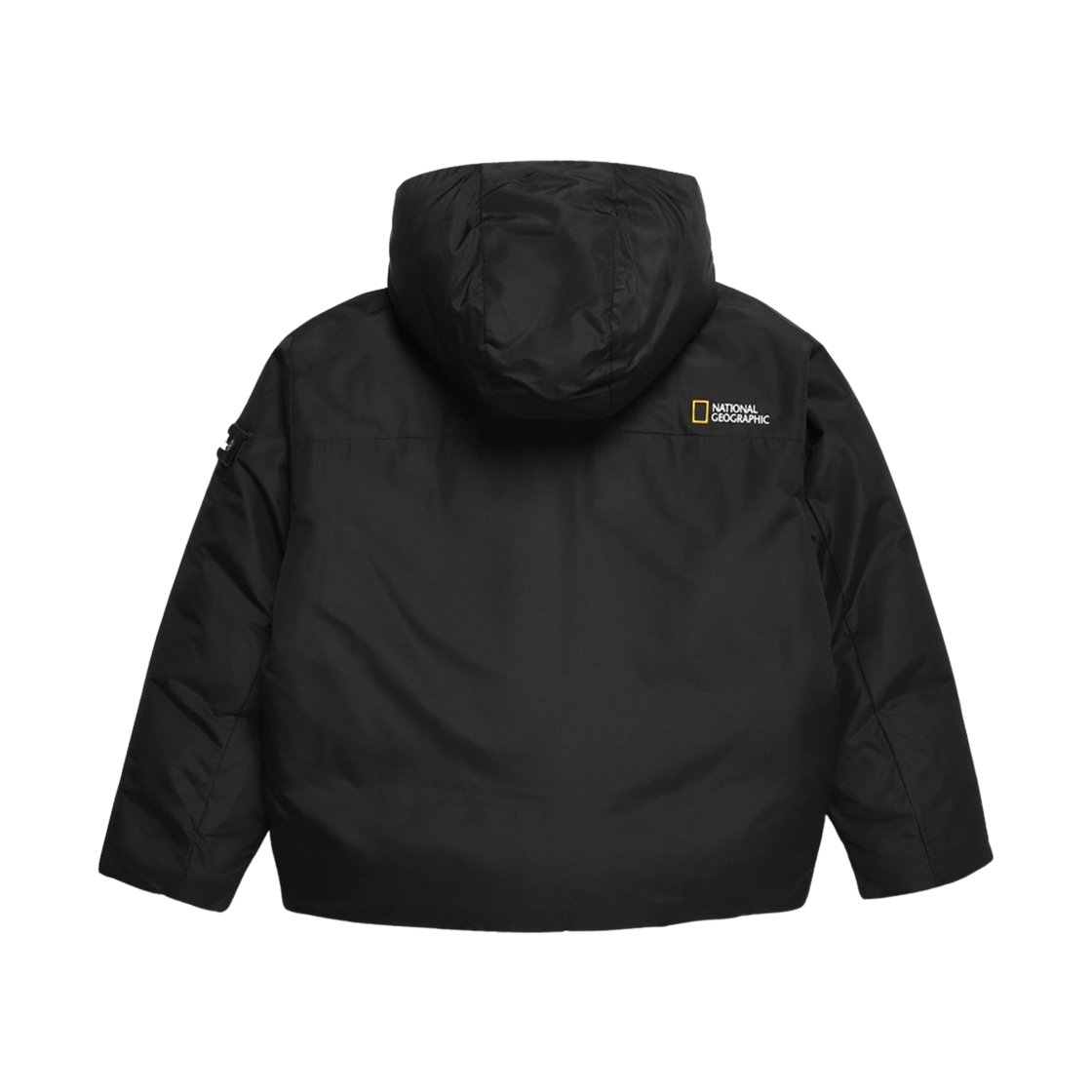 내셔널 지오그래픽 오로라 후드 숏 구스 다운 점퍼 카본 블랙(National Geographic Aurora Hooded Short Goose Down Jumper Carbon Black) - 2