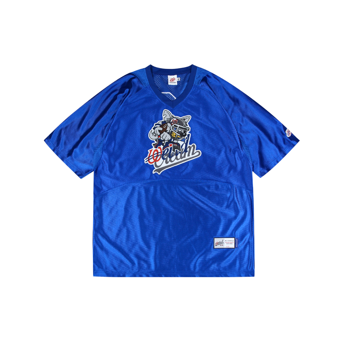 베이스크림 x 위얼드월드 풋볼저지 블루(Basecream BCxWEIRDWORLD Football Jersey Blue)