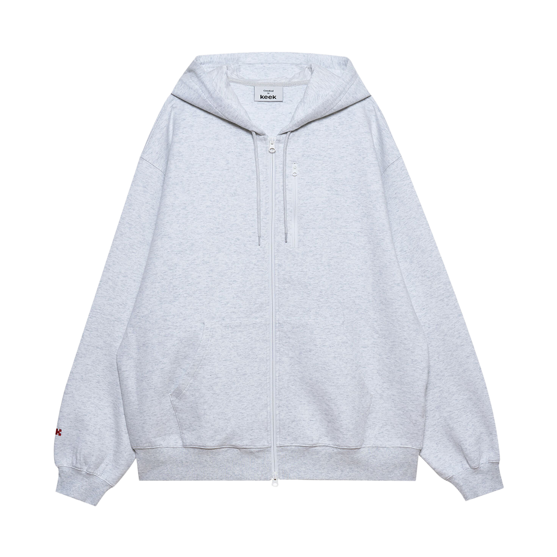 키크 필로우디 로우넥 후디 V3 오트밀(keek Pillowdy Hoodie V3 Low Neck Oatmeal)