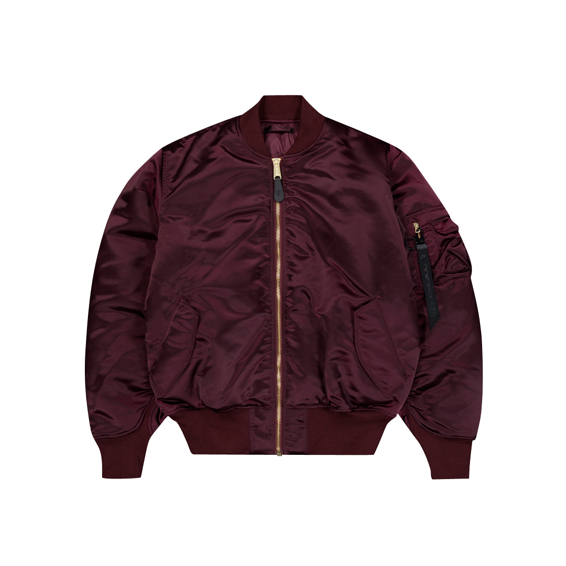 알파 인더스트리 MA-1 베이스 플라이트 자켓 다크 체리(ALPHA INDUSTRIES MA-1 Base Flight Jacket Dark Cherry)
