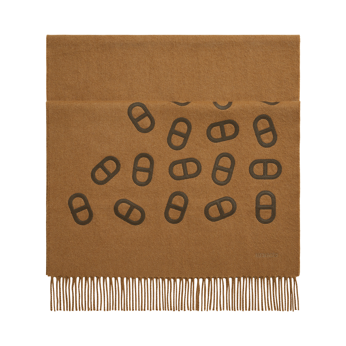 에르메스 제떼 드 마이옹 머플러 캐시미어 & 카멜(Hermes Jete De Maillons Muffler Cashmere & Camel) - 1