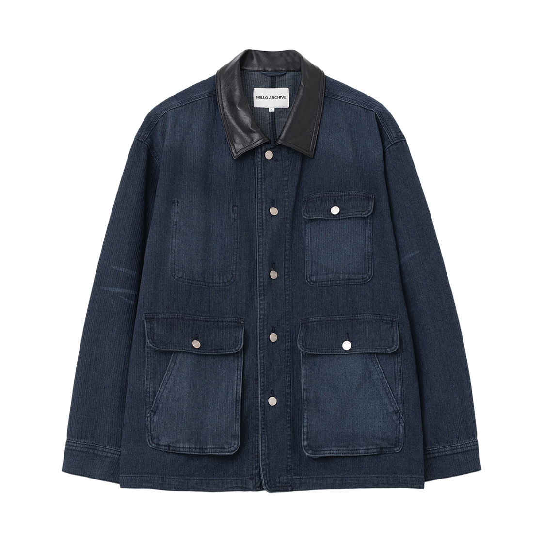 밀로 아카이브 데나이티 워시드 미들 자켓 빈티지 네이비(Millo Archive Denite Washed Jacket Vintage Navy)