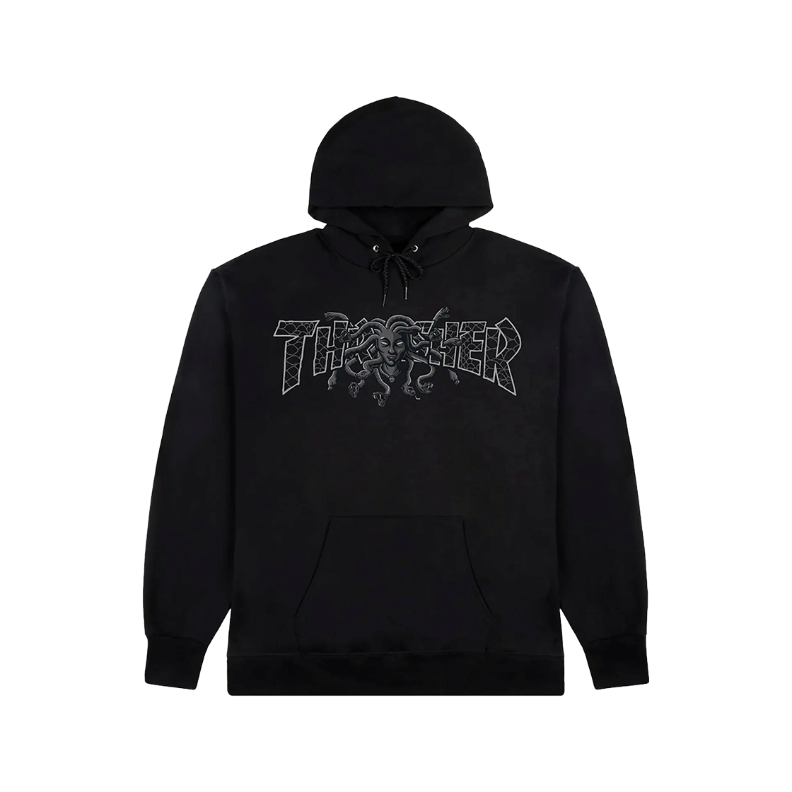 P000BGGI Thrasher Medusa Hoodie Black