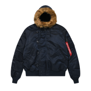 ALPHA INDUSTRIES N-2b Short Waist Parka Replica Blue