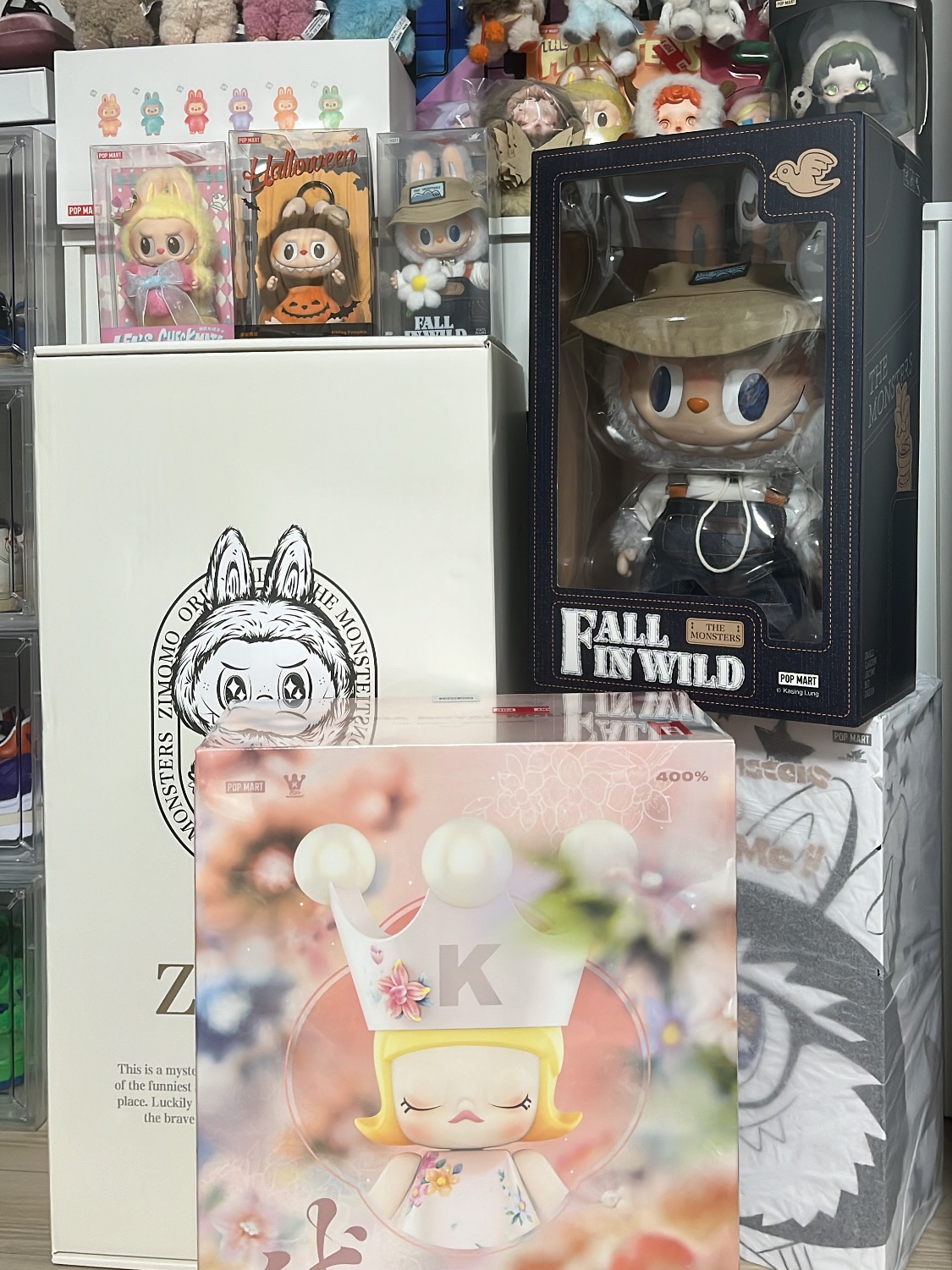 Pop Mart The Monsters I Found You Vinyl Face Doll, Pop Mart The Monsters Fall In Wild Labubu Series Plush Doll 착용 스타일 - 2