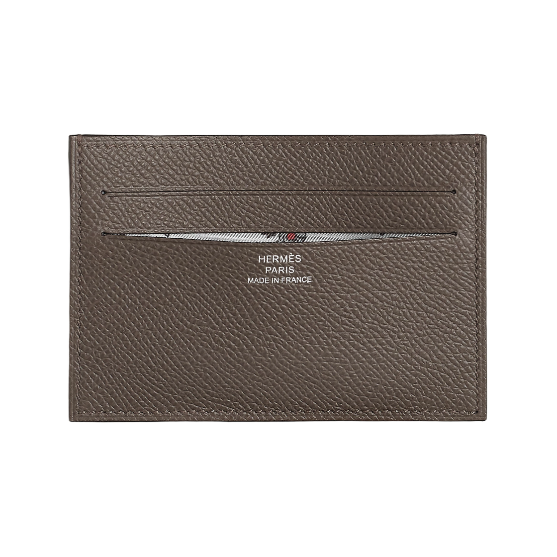 에르메스 시티즌 트윌 카드 홀더 앱송 & 그리 에땅 그리 플래틴 그리 팬틴(Hermes Citizen Twill Card Holder Epsom & Gris Etain Gris Platine Gris Pantin) - 1