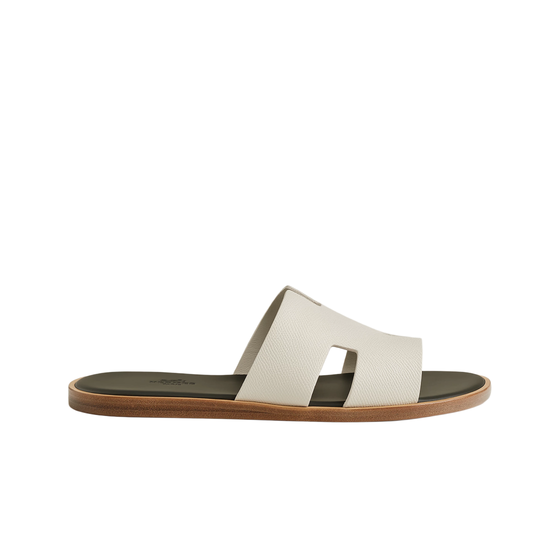 에르메스 이즈미르 샌들 앱송 & 베쥬 글레이즈 베르 포레(Hermes Izmir Sandal Epsom & Beige Glaise Vert Foret) - 1