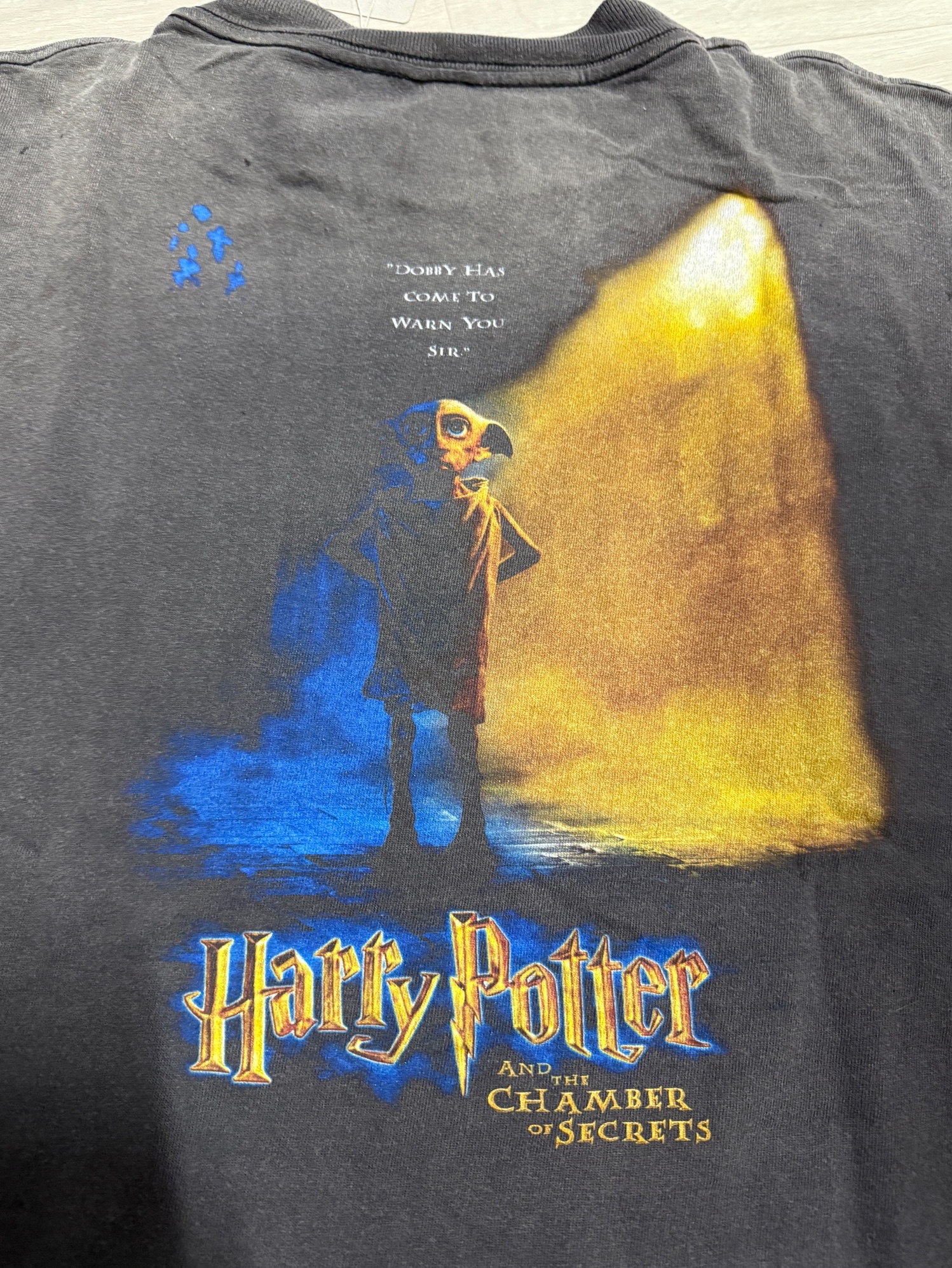 Saint Mxxxxxx x Harry Potter Chamber of Secrets S/S T-Shirt Black - 25AW 착용 스타일 - 1