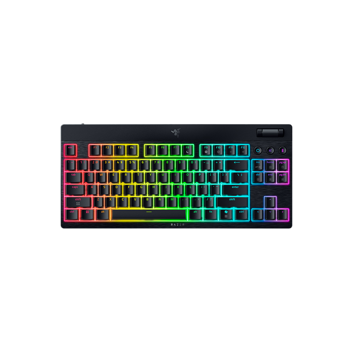 레이저 블랙위도우 V4 로우 프로파일 텐키리스 하이퍼 스피드 오렌지축 영문(Razer BlackWidow V4 Low Profile TKL Hyper Speed Orange US)