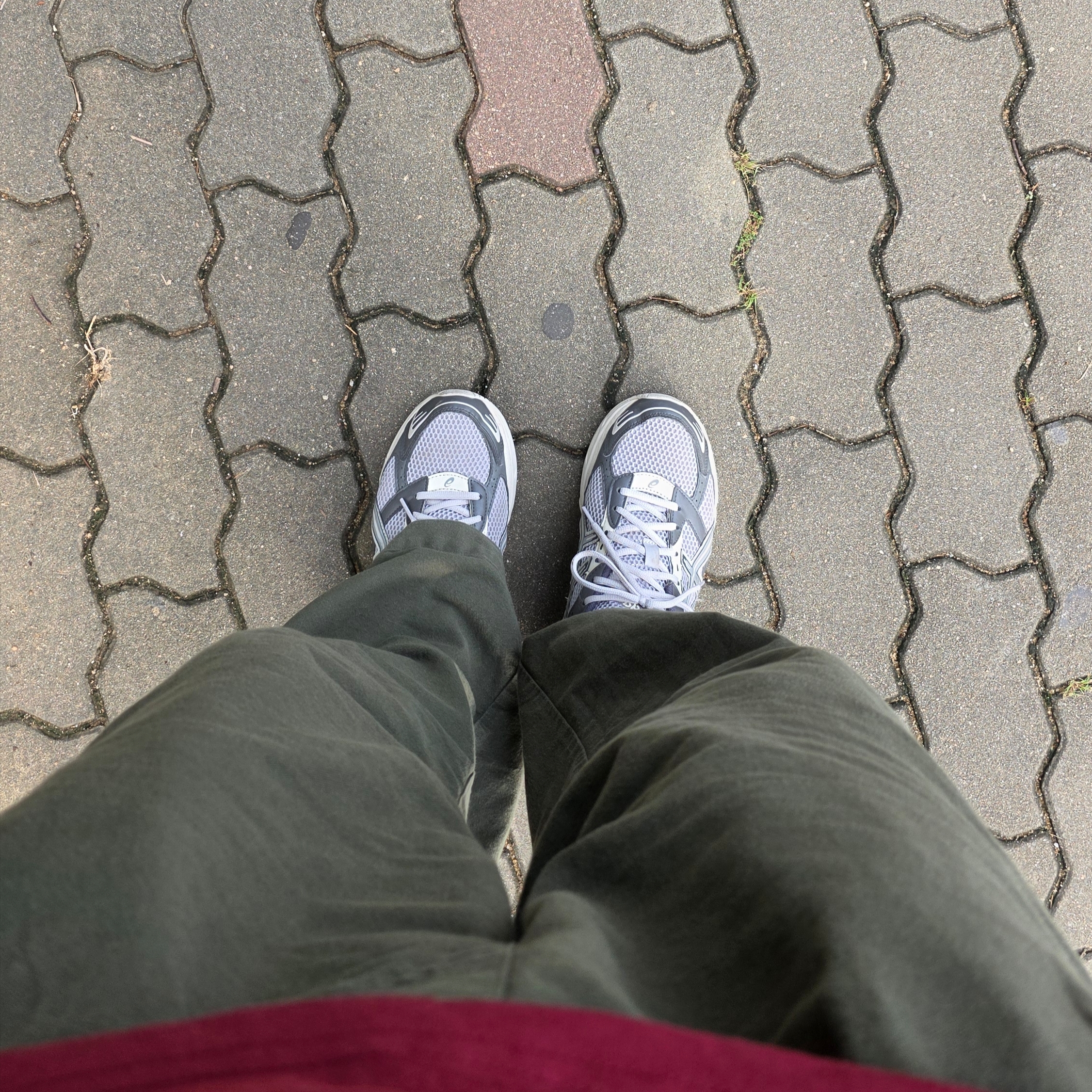 Asics Gel-1130 Oyster Grey Clay Grey 착용 스타일
