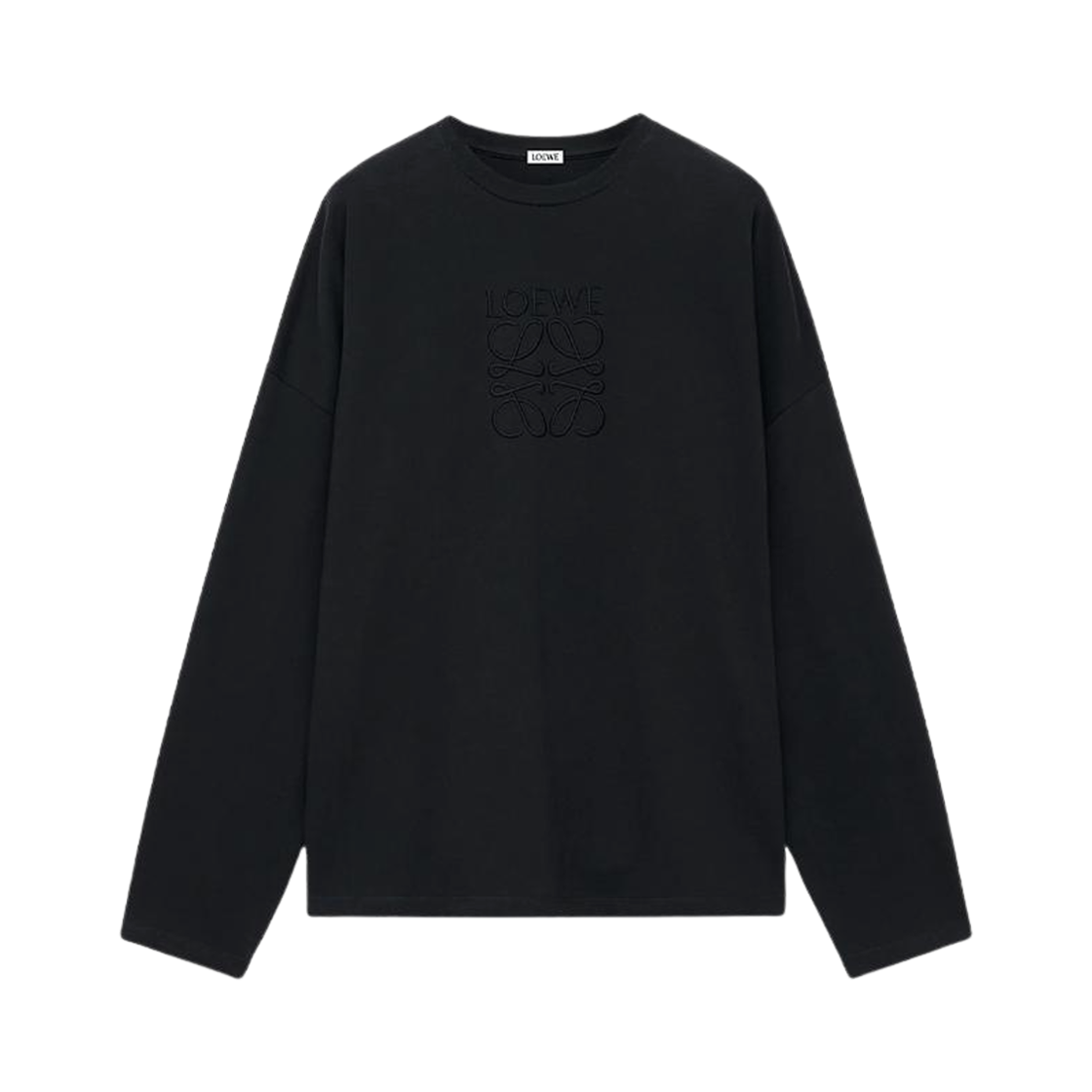 로에베 롱슬리브 티셔츠 블랙(Loewe Long Sleeve T-Shirt Black)