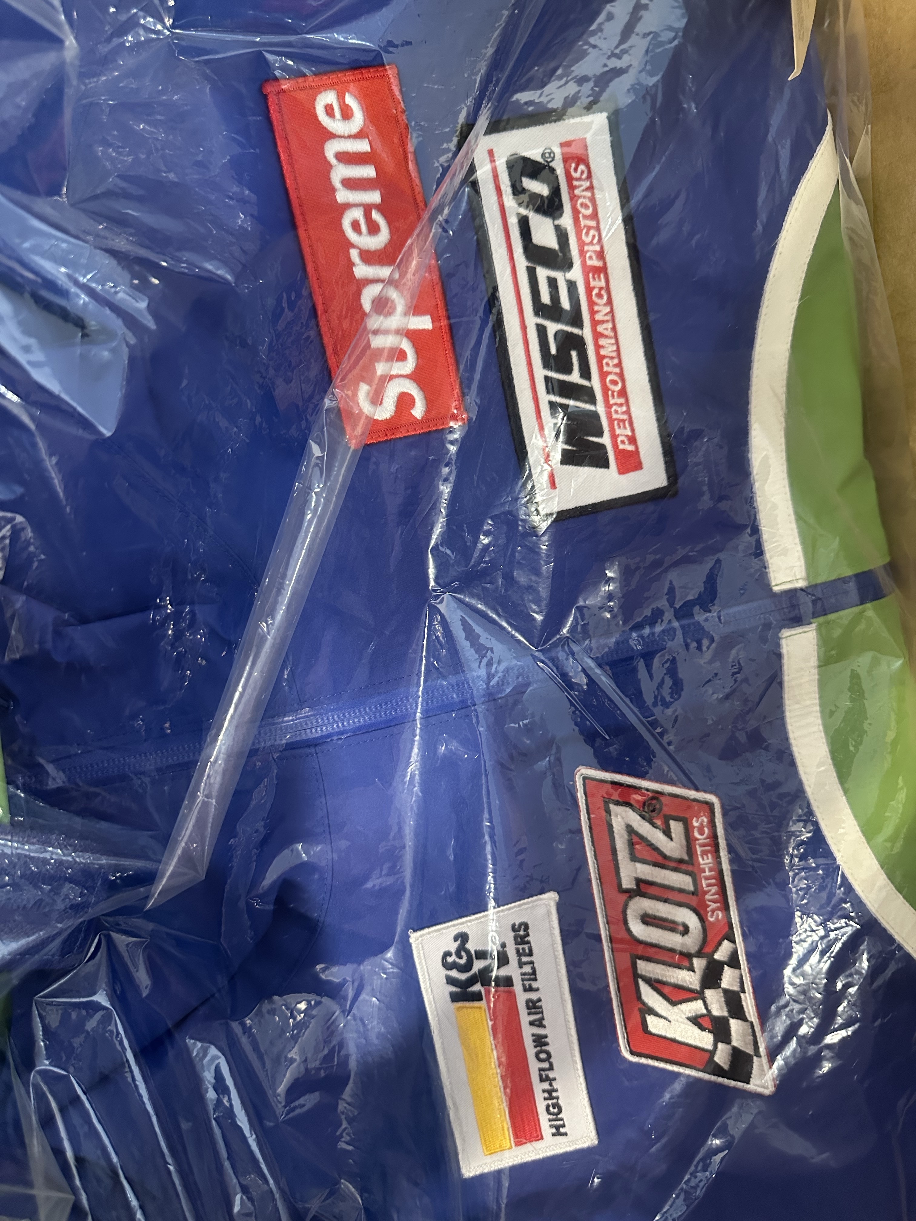 Supreme x Vanson Leathers Gore-Tex Shell Jacket Royal - 25FW 착용 스타일 - 1