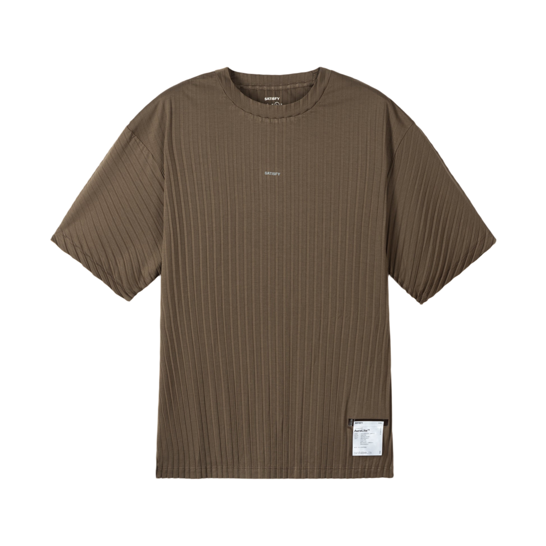 11043-OL-SA Satisfy AuraLite Pleated T-Shirt Olive