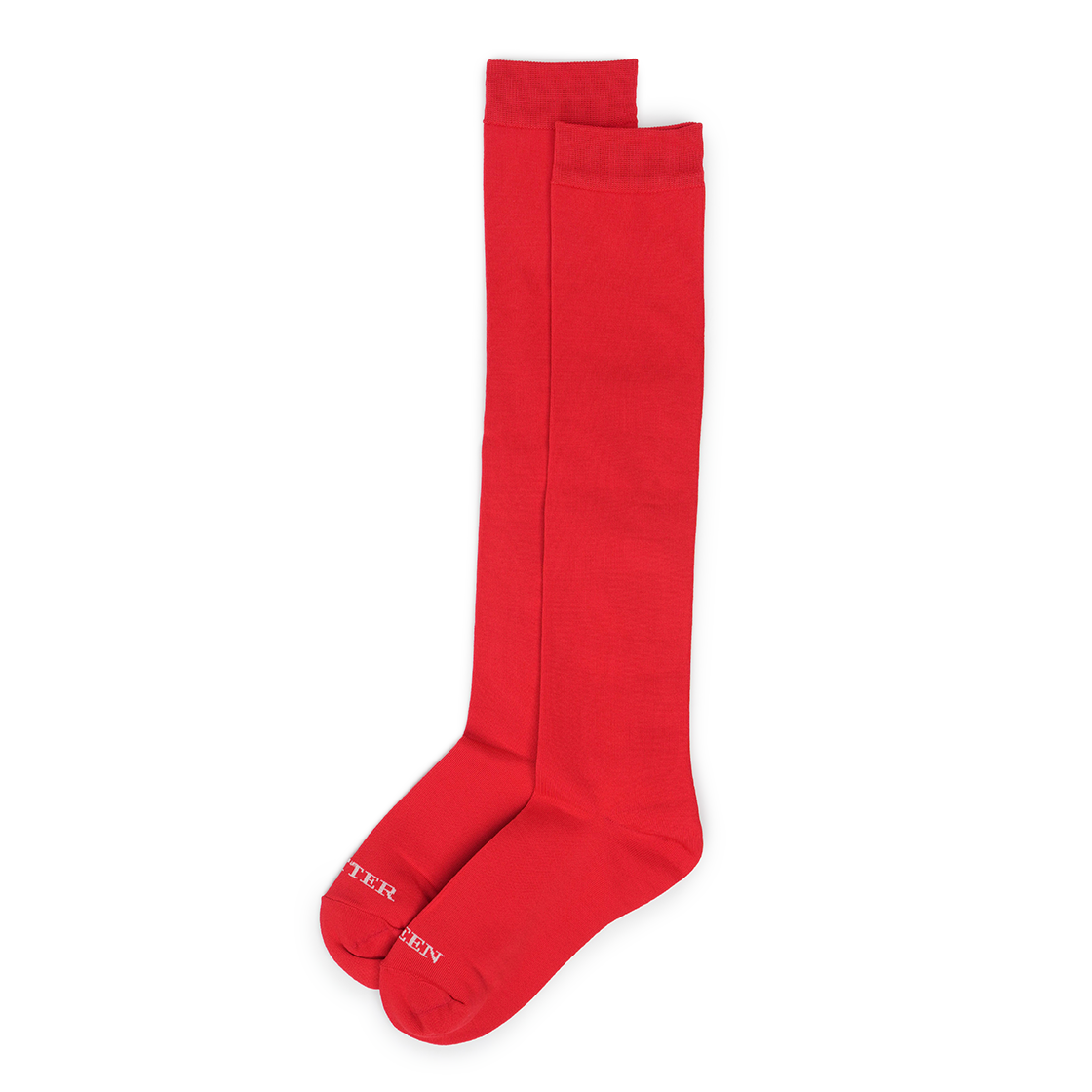 그린버터 로고 니 삭스 레드(Greenbutter Logo Knee Socks Red)