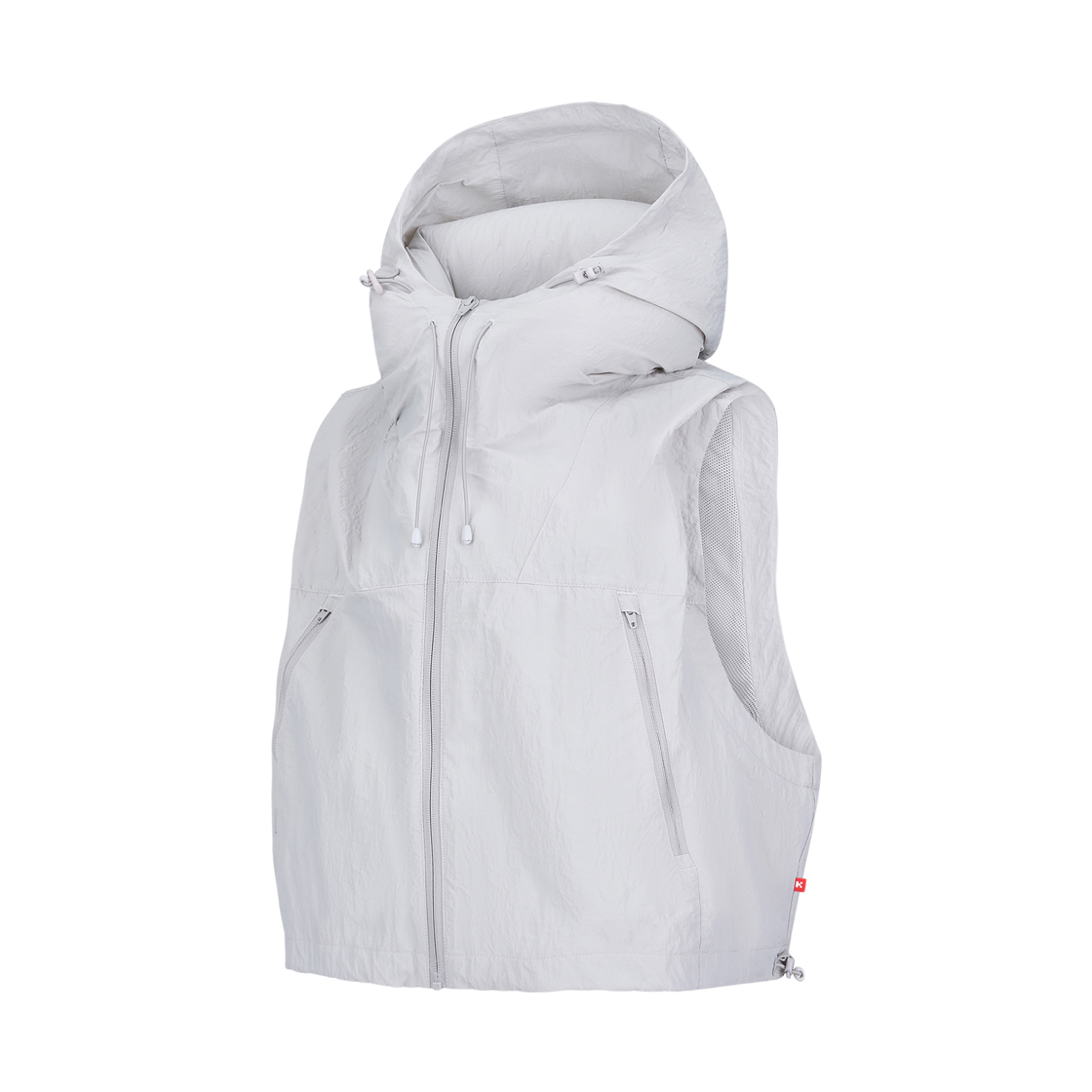 키크 필로우디 유틸리티 나일론 베스트 (메쉬 안감) 그레이